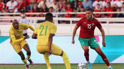 bafana bafana versus morocco game